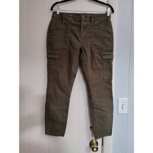 Prana Micro Corduroy Cropped Cargo Pants